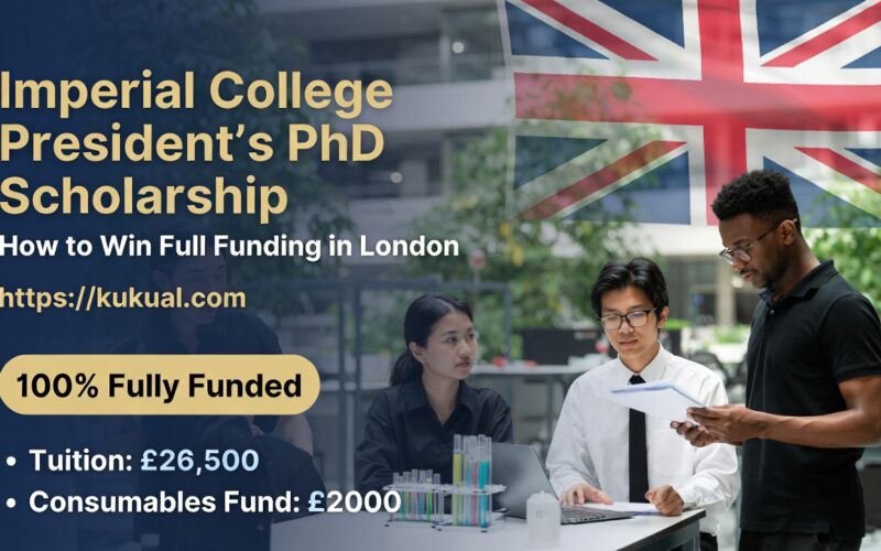 Imperial College President’s PhD Scholarship 2026