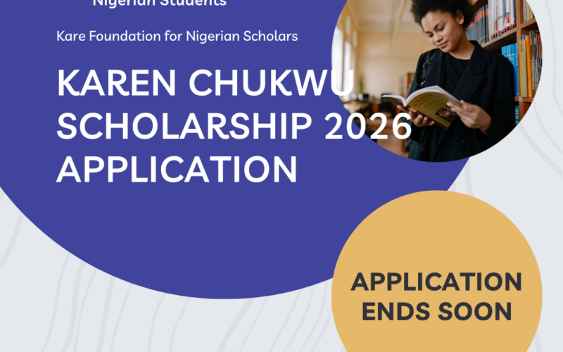 Karen Chukwu Scholarship 2026 application: fully funded undergraduate award for Nigerian students by Katwig Kare Foundation