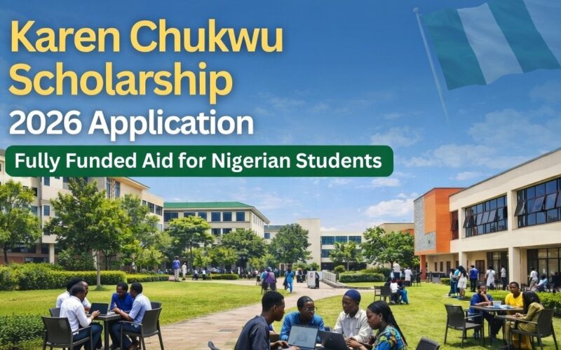 Karen Chukwu scholarship 2026 application. fully funded aid for Nigerian students