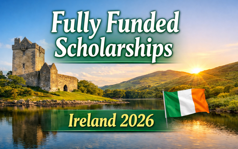 Ireland tuition and living-cost scholarships 2026 – fully funded postgraduate study in Ireland